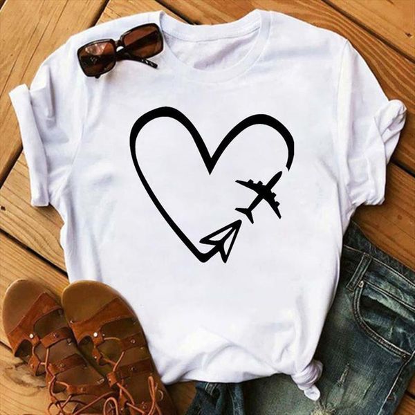 travel plane heart love summer men t shirt women fashion loose plus size femme shirts short sleeves camisetas mujer, White;black
travel plane heart love summer men t shirt women fashion loose plus size femme shirts short sleeves camisetas mujer, White;black