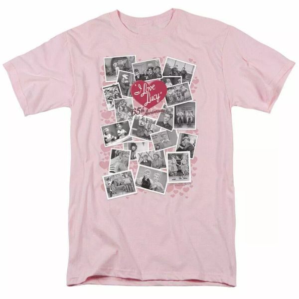 i love lucy 65th anniversary logo t shirt mens licensed classic tv light pink, White;black
i love lucy 65th anniversary logo t shirt mens licensed classic tv light pink, White;black