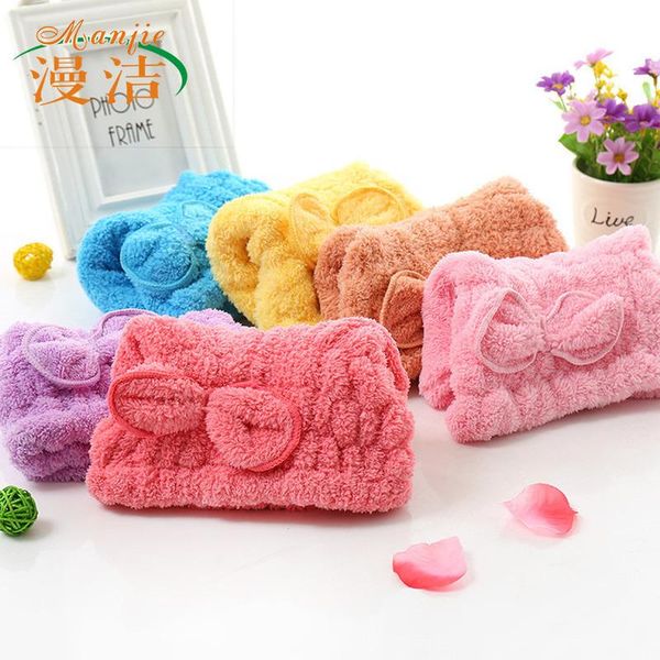 towel microfiber bowknot shower cap soft and absorbent multicolor thickened quick-drying bathing turban hair drying
towel microfiber bowknot shower cap soft and absorbent multicolor thickened quick-drying bathing turban hair drying