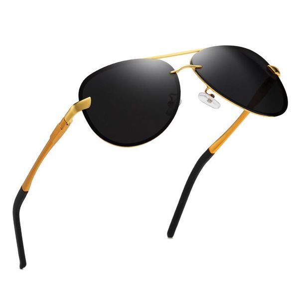sunglasses male aluminum frame advanced polarized men's glasses large riding, White;black
sunglasses male aluminum frame advanced polarized men's glasses large riding, White;black