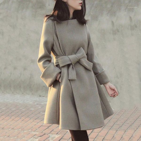 women's wool & blends winter women blend blue warm fashion overcoat pullover adjustable belt bow pocket pretty girl office lady 2021 au, Black
women's wool & blends winter women blend blue warm fashion overcoat pullover adjustable belt bow pocket pretty girl office lady 2021 au, Black