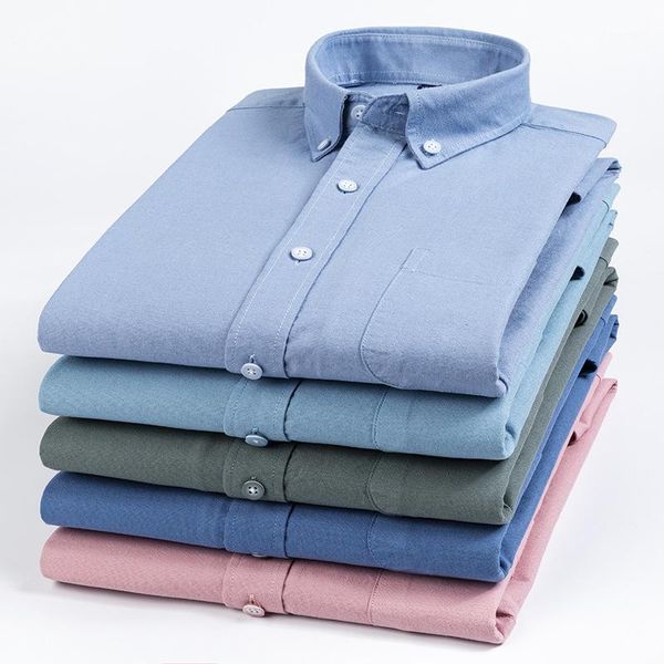 men's dress shirts 2021fashion spring and autumn cotton business oxford shirt casual anti-wrinkle lapel solid color simple button for, White;black
men's dress shirts 2021fashion spring and autumn cotton business oxford shirt casual anti-wrinkle lapel solid color simple button for, White;black