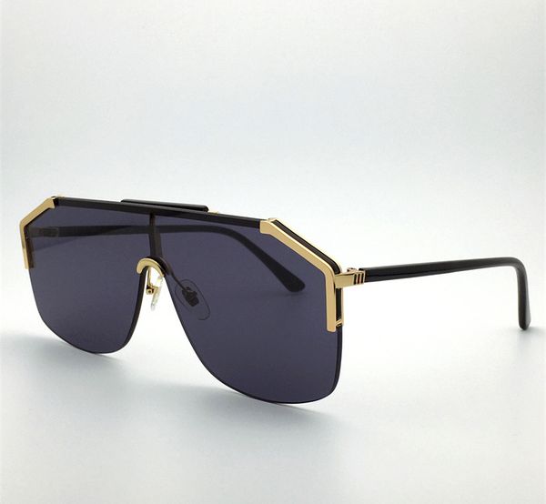 fashion classic designer sunglasses for men 0291 trend vintage style rimless glasses printed lens uv protection come with original case, White;black
fashion classic designer sunglasses for men 0291 trend vintage style rimless glasses printed lens uv protection come with original case, White;black