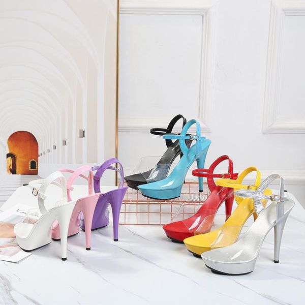 fashion high heel shoes women transparent thin peep toe sandals ladies party dress platform 13/15cm tws005, Black
fashion high heel shoes women transparent thin peep toe sandals ladies party dress platform 13/15cm tws005, Black