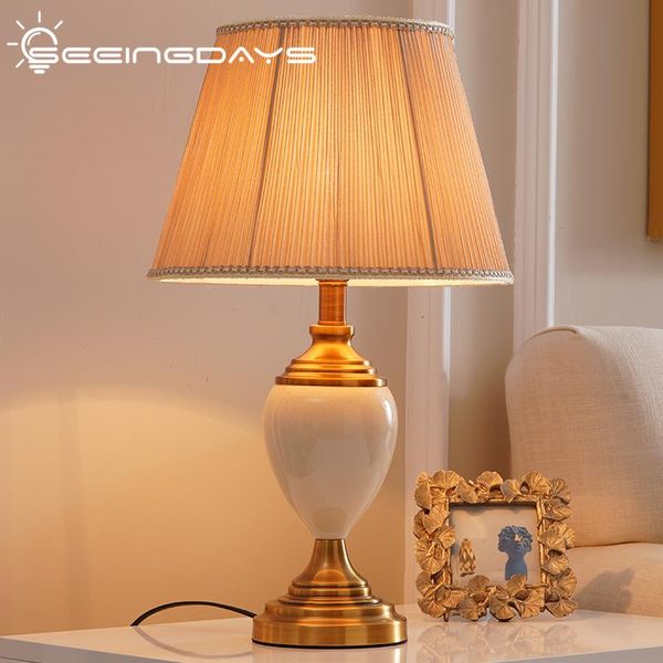 table lamps 45x150cm american simple modern chinese ceramic lamp for bedroom bedside household living room floor
table lamps 45x150cm american simple modern chinese ceramic lamp for bedroom bedside household living room floor