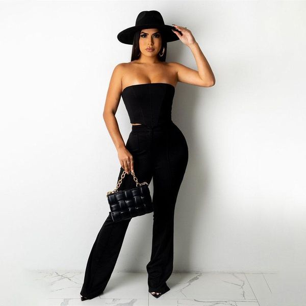 women's two piece pants wjfzqm zipper strapless crop women white flare suits matching sets black 2 club outfits 2021
women's two piece pants wjfzqm zipper strapless crop women white flare suits matching sets black 2 club outfits 2021