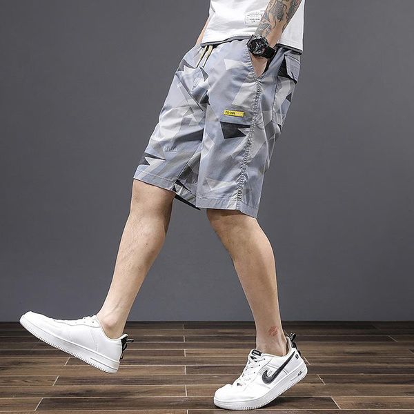 men's jeans summer thin print national trend camouflage elastic waist capris fattening shorts, Blue
men's jeans summer thin print national trend camouflage elastic waist capris fattening shorts, Blue