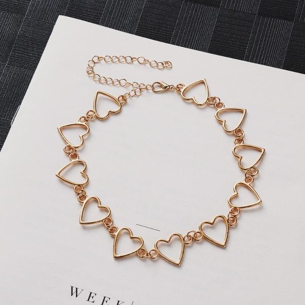 chokers hollow korean sweet love heart choker necklace statement girlfriend gift cute bicolor jewelry, Golden;silver
chokers hollow korean sweet love heart choker necklace statement girlfriend gift cute bicolor jewelry, Golden;silver