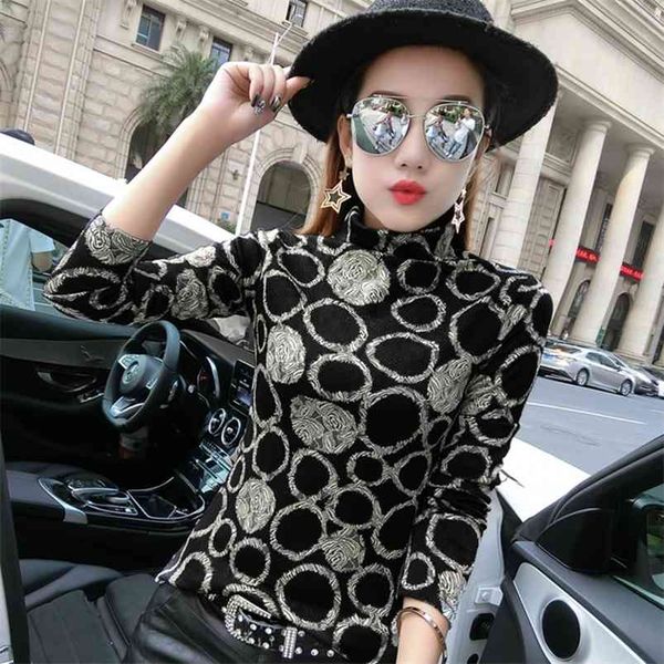 black dot zebra dobby tshirt spring autumn turtleneck high street women long sleeve slim t shirts outside t93403 210421, Black;gray
black dot zebra dobby tshirt spring autumn turtleneck high street women long sleeve slim t shirts outside t93403 210421, Black;gray