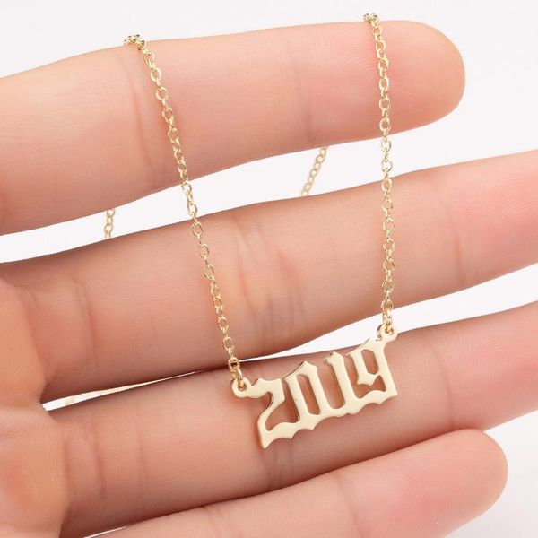 pendant necklaces special date old english number stainless birthday gift personalized birth year 1980-2021 chokers women men souvenir, Silver
pendant necklaces special date old english number stainless birthday gift personalized birth year 1980-2021 chokers women men souvenir, Silver
