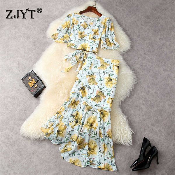 summer bohemian beach holiday suit women designers floral print chiffon crop and maxi asymmetrical skirt 2 piece sets 210601, White
summer bohemian beach holiday suit women designers floral print chiffon crop and maxi asymmetrical skirt 2 piece sets 210601, White