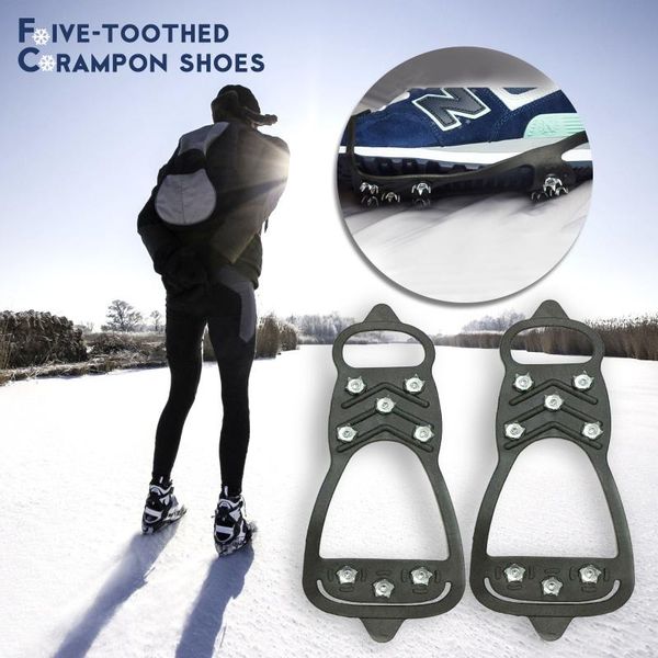 cords, slings and webbing 25# 1 pair 8 ice snow crampons anti-slip climbing gripper shoe covers spike cleats hiking anti-skid
cords, slings and webbing 25# 1 pair 8 ice snow crampons anti-slip climbing gripper shoe covers spike cleats hiking anti-skid