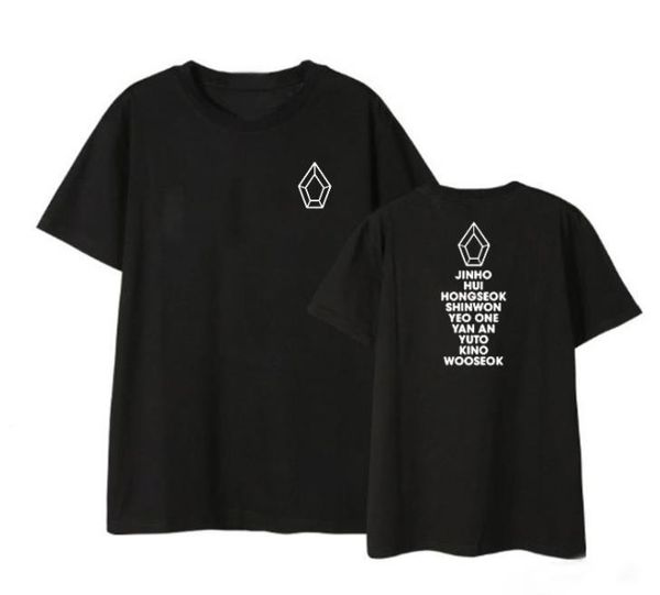 arrival kpop pentagon concert prism same logo/all member names printing t shirt summer o neck short sleeve t-shirt women's, White
arrival kpop pentagon concert prism same logo/all member names printing t shirt summer o neck short sleeve t-shirt women's, White