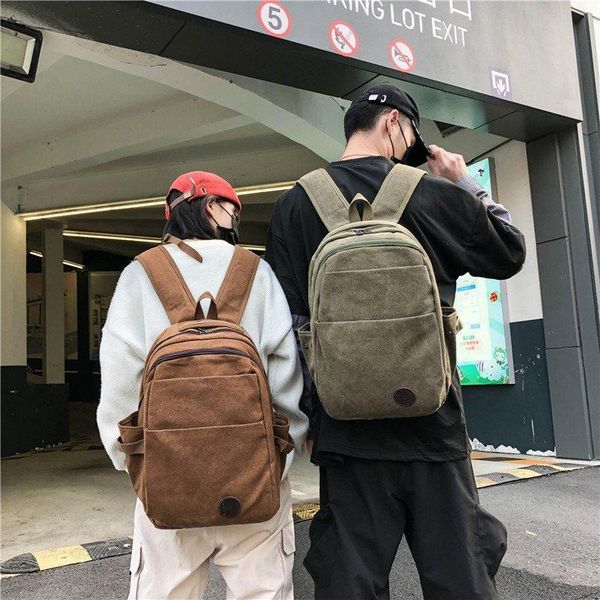 backpack men's shoulder bags solid colors leisure rucksacks trend travel computer female couples backpacks
backpack men's shoulder bags solid colors leisure rucksacks trend travel computer female couples backpacks