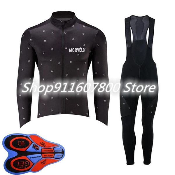 men's cycling jersey 2021team morvelo long sleeve bike shirt bib pants set breathable racing sportswear mtb bicycle uniform sets, Black;blue
men's cycling jersey 2021team morvelo long sleeve bike shirt bib pants set breathable racing sportswear mtb bicycle uniform sets, Black;blue