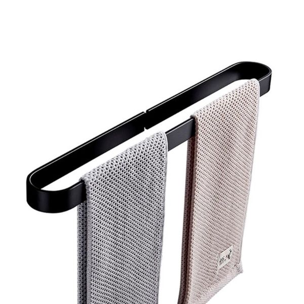 towel racks wall mounted rack space aluminum black rail bar holder for bathroom and kitchen banheiro robinet shelf
towel racks wall mounted rack space aluminum black rail bar holder for bathroom and kitchen banheiro robinet shelf