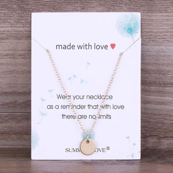 design jewelry gold initial letter round pendant necklace with 45cm stainless steel link chain necklaces, Silver
design jewelry gold initial letter round pendant necklace with 45cm stainless steel link chain necklaces, Silver