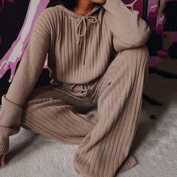 autumn winter knitted set hooded pajama pants home suit for women long sleeve sleepwear loose lounge wear ladies, Black;red
autumn winter knitted set hooded pajama pants home suit for women long sleeve sleepwear loose lounge wear ladies, Black;red