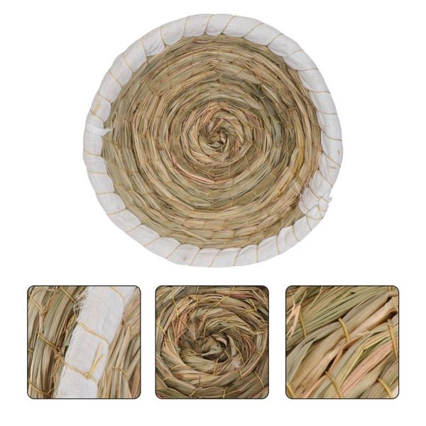 1pc household straw-woven bird nest breeding house cages 
1pc household straw-woven bird nest breeding house cages