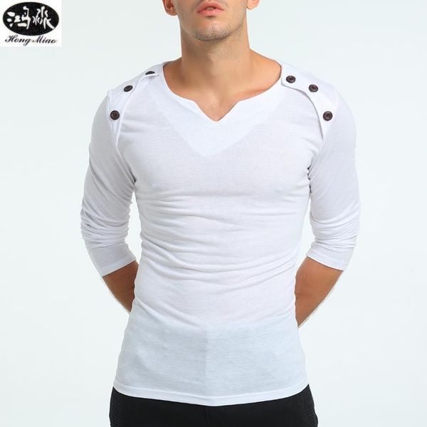 hongmiao 2021 fashion autumn high end men's wear brand t-shirt slim button stitched long sleeve vest running jerseys, Black;blue
hongmiao 2021 fashion autumn high end men's wear brand t-shirt slim button stitched long sleeve vest running jerseys, Black;blue