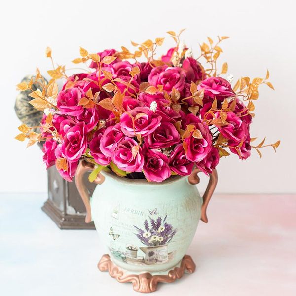 decorative flowers & wreaths artificial persian rose flower bunch wedding bridal fake bouquet home garden plastic decor
decorative flowers & wreaths artificial persian rose flower bunch wedding bridal fake bouquet home garden plastic decor