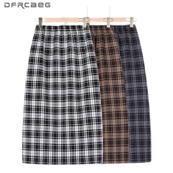 vintage black and white plaid warm wool skirt winter 2021 retro split thick woolen long skirts femme casual saias longas
vintage black and white plaid warm wool skirt winter 2021 retro split thick woolen long skirts femme casual saias longas