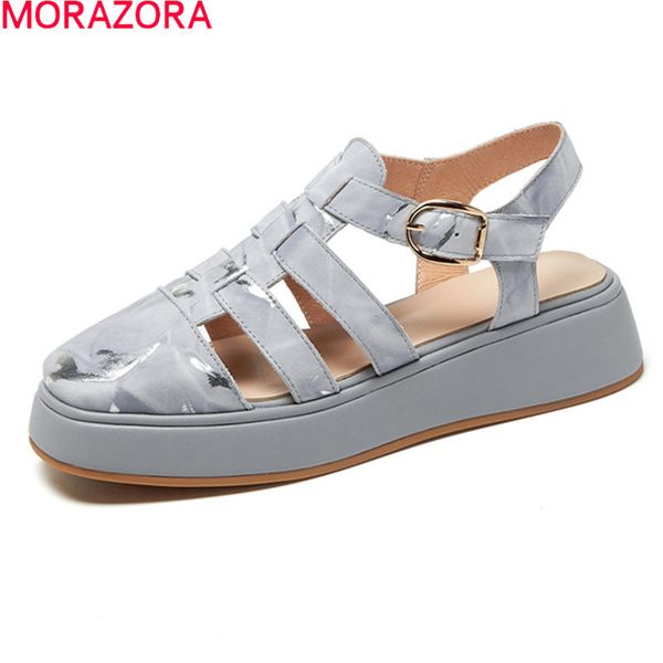 morazora genuine leather sandals women fashion thick bottom ladies casual shoes summer platform sandals for woman 210506, Black
morazora genuine leather sandals women fashion thick bottom ladies casual shoes summer platform sandals for woman 210506, Black