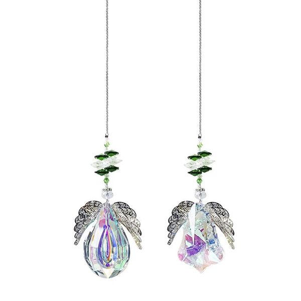 decorative objects & figurines crystal suncatcher angel wing prisms hanging rainbow chaser lighting accessories for window curtains pendant
decorative objects & figurines crystal suncatcher angel wing prisms hanging rainbow chaser lighting accessories for window curtains pendant
