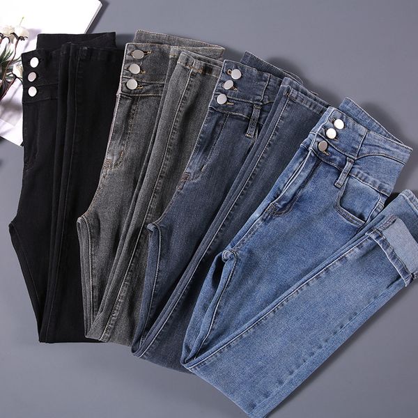 2021high-quality new vintage high-waist stretch skinny jeans womens fashion stretch button pencil pants mom casual jeans pants, Blue
2021high-quality new vintage high-waist stretch skinny jeans womens fashion stretch button pencil pants mom casual jeans pants, Blue