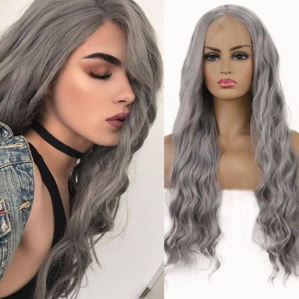 charisma synthetic hair sliver grey body wave wig for women daily wear glueless heat fiber lace front wigs with middle parting1, Black
charisma synthetic hair sliver grey body wave wig for women daily wear glueless heat fiber lace front wigs with middle parting1, Black
