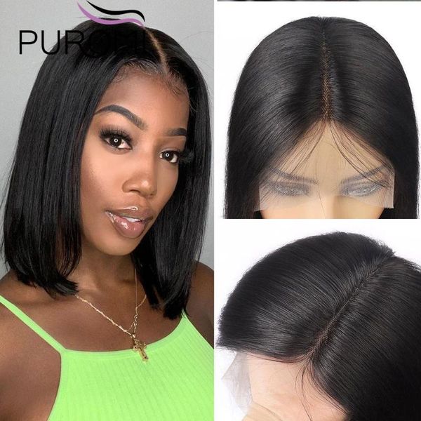 lace wigs puromi 13x1 4x1 middle part straight short bob human hair wig brazilian no-remy prepluck 150% density, Black;brown
lace wigs puromi 13x1 4x1 middle part straight short bob human hair wig brazilian no-remy prepluck 150% density, Black;brown