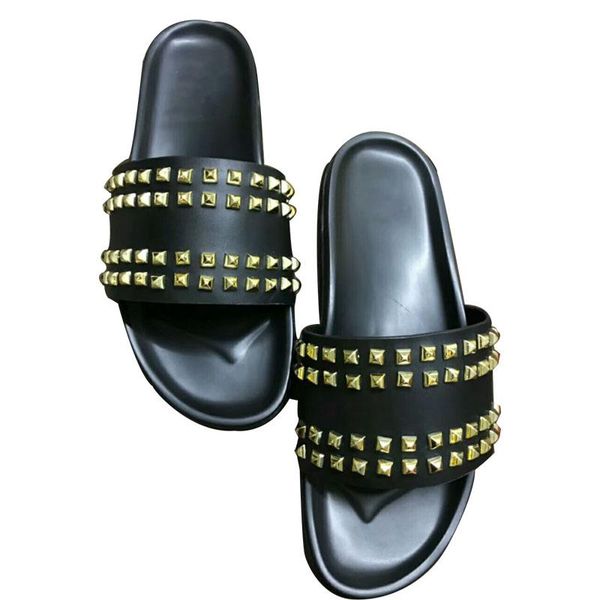 studs sliders cozy black outdoor sandals summer beach flip flops for men women comfortable indoor lover slippers 38-45
studs sliders cozy black outdoor sandals summer beach flip flops for men women comfortable indoor lover slippers 38-45