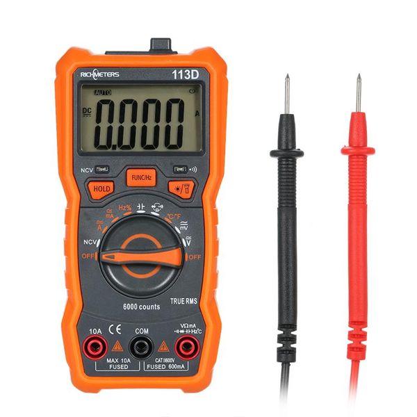multimeters richmeters multimeter rm113d ncv digital 6000 counts auto ranging ac/dc voltage temperature measuring meter backlight
multimeters richmeters multimeter rm113d ncv digital 6000 counts auto ranging ac/dc voltage temperature measuring meter backlight