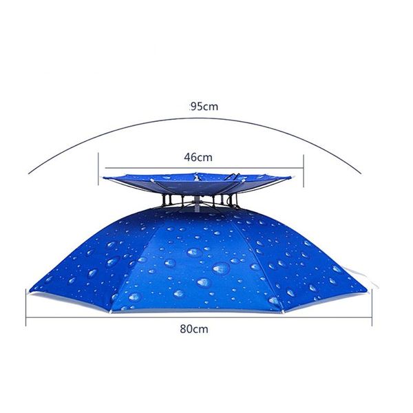 umbrellas wearing an umbrella sunscreen folding cap double-layer windproof anti-uv fishing
umbrellas wearing an umbrella sunscreen folding cap double-layer windproof anti-uv fishing
