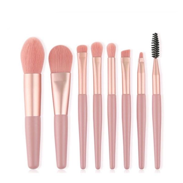 makeup brushes 8pc/set travel portable mini eyeshadow liquid foundation mascara lip concealer blush brush set soft 
makeup brushes 8pc/set travel portable mini eyeshadow liquid foundation mascara lip concealer blush brush set soft