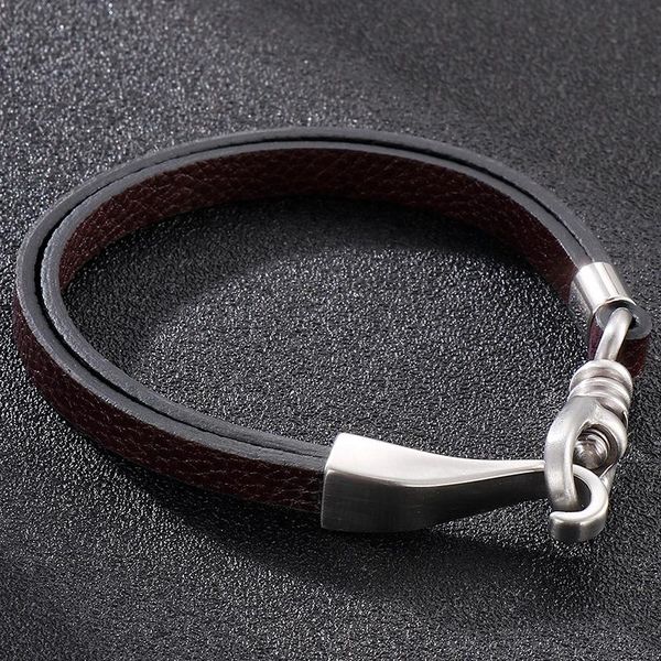 tennis double layer leather wrap bracelet men matte brushed stainless steel men's bangle friends mannen armband on hand accessories man, Golden;silver
tennis double layer leather wrap bracelet men matte brushed stainless steel men's bangle friends mannen armband on hand accessories man, Golden;silver