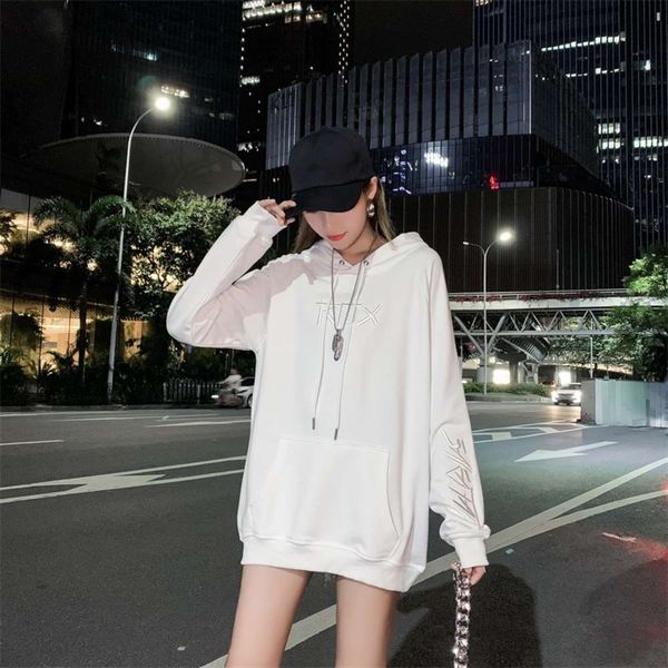 loose white purple korean spring and autumn large size sweater women's hoodie oversize lazy style, Black
loose white purple korean spring and autumn large size sweater women's hoodie oversize lazy style, Black
