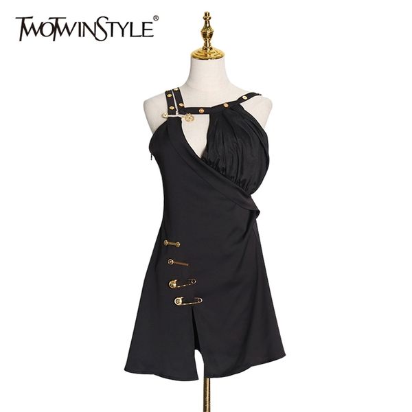 patchwork pin black dress for women asymmetrical collar sleeveless a line dresses female spring fashion clothes 210520, Black;gray
patchwork pin black dress for women asymmetrical collar sleeveless a line dresses female spring fashion clothes 210520, Black;gray