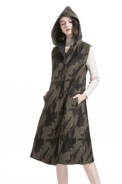 coats miyake fashion fold hooded collar sleeveless single-breasted print cotton windbreaker, Tan;black
coats miyake fashion fold hooded collar sleeveless single-breasted print cotton windbreaker, Tan;black