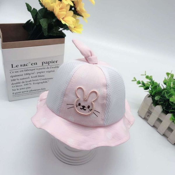 summer children fisherman's hat korean cartoon rabbit sun screen breathable sun hat baby, Yellow 
summer children fisherman's hat korean cartoon rabbit sun screen breathable sun hat baby, Yellow