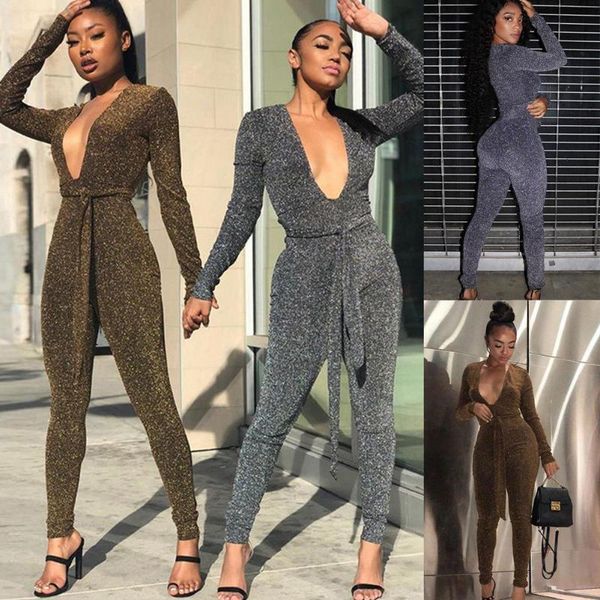 women's jumpsuits & rompers women fashion exotic deep v neck slim fit playsuit party ladies romper long sleeve jumpsuit, Black;white
women's jumpsuits & rompers women fashion exotic deep v neck slim fit playsuit party ladies romper long sleeve jumpsuit, Black;white
