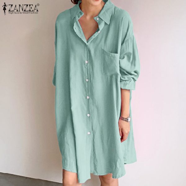 plus size women solid shirt dress zanzea stylish spring sundress casual long sleeve mini vestidos female button lapel robe 5xl 7, Black;gray
plus size women solid shirt dress zanzea stylish spring sundress casual long sleeve mini vestidos female button lapel robe 5xl 7, Black;gray