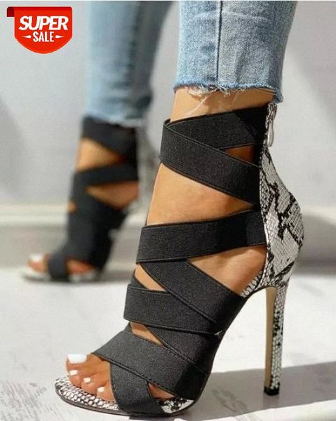 sandalias mujer 2020 women's ladies pumps fashion bandage patchwork mixed colors snake high heels sandals casual shoes size37~43 #ax4g, Black
sandalias mujer 2020 women's ladies pumps fashion bandage patchwork mixed colors snake high heels sandals casual shoes size37~43 #ax4g, Black