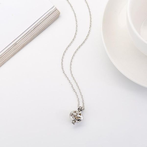 chains pumpkin lantern design freshwater pearl pendant necklace jewelry christmas gift, Silver
chains pumpkin lantern design freshwater pearl pendant necklace jewelry christmas gift, Silver