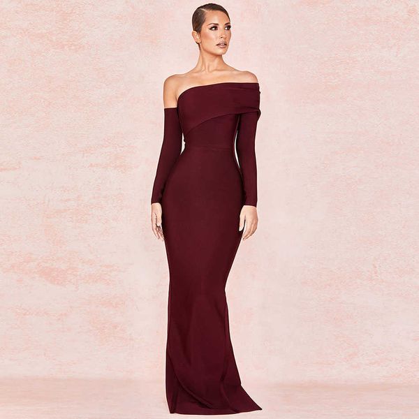 winter women's bandage dress arrival off-the-shoulder women's dress chic party long-sleeved slash floor tie dress 210625, Black;gray
winter women's bandage dress arrival off-the-shoulder women's dress chic party long-sleeved slash floor tie dress 210625, Black;gray