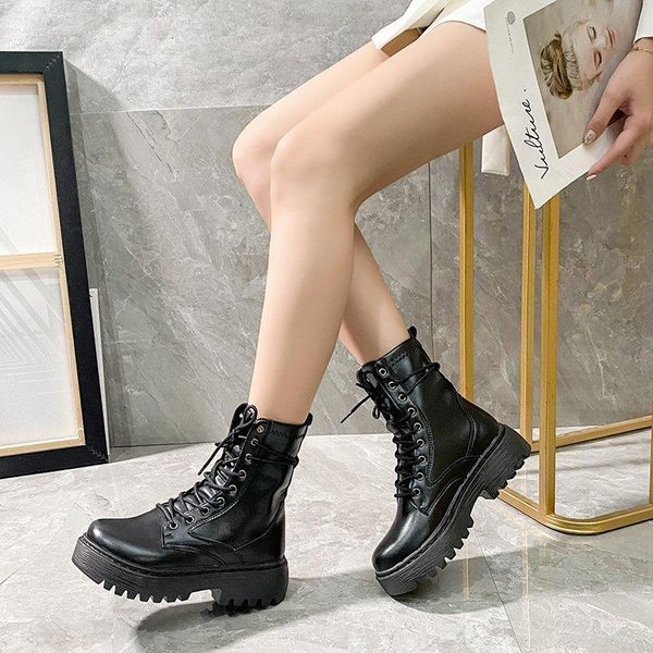 thick sole platform motorcycle boots solid black leather female autumn winter ankle for women shoes woman plus size
thick sole platform motorcycle boots solid black leather female autumn winter ankle for women shoes woman plus size