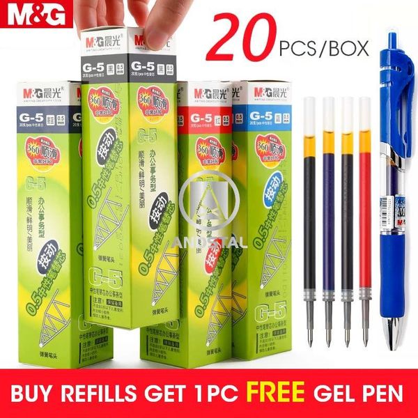 refills m&g gel pen refill 0.5mm for retractable pens gp1008 k35 ink rollerball school office supply stationery, Black;red
refills m&g gel pen refill 0.5mm for retractable pens gp1008 k35 ink rollerball school office supply stationery, Black;red