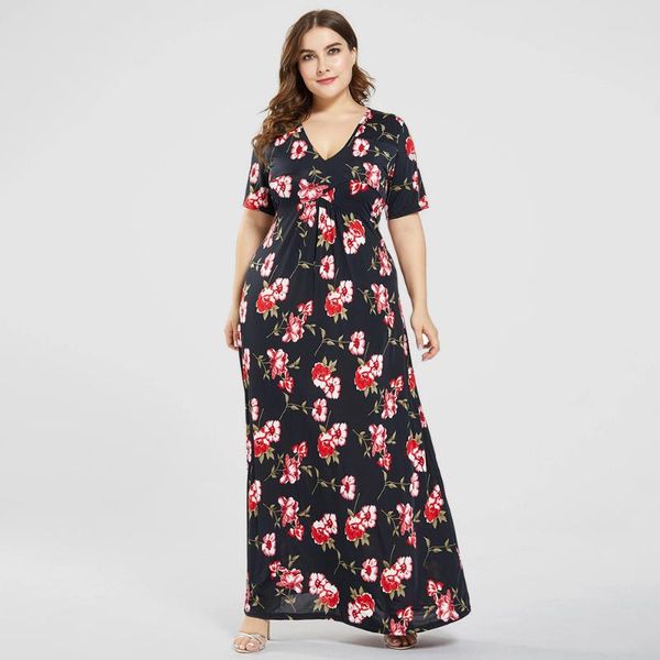 plus size dresses fridayin autumn women's clothes bohemian dress ice silk holiday beach skirt print long, Black
plus size dresses fridayin autumn women's clothes bohemian dress ice silk holiday beach skirt print long, Black