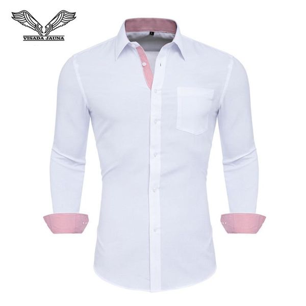 men's casual shirts da jauna plaid oxford button-down shirt chest pocket smart classic social brand long sleeve dress n5134, White;black
men's casual shirts da jauna plaid oxford button-down shirt chest pocket smart classic social brand long sleeve dress n5134, White;black
