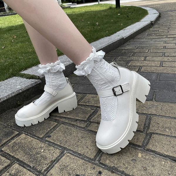 dress shoes white mary jane lolita girls cosplay platform heels ladies small leather vintage women chunky heel pumps, Black
dress shoes white mary jane lolita girls cosplay platform heels ladies small leather vintage women chunky heel pumps, Black